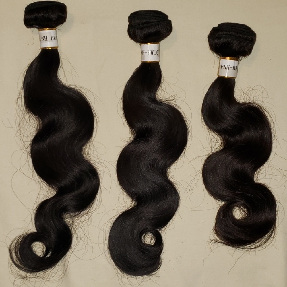 100% Peruvian virgin hair Bodywave 14"16"18"